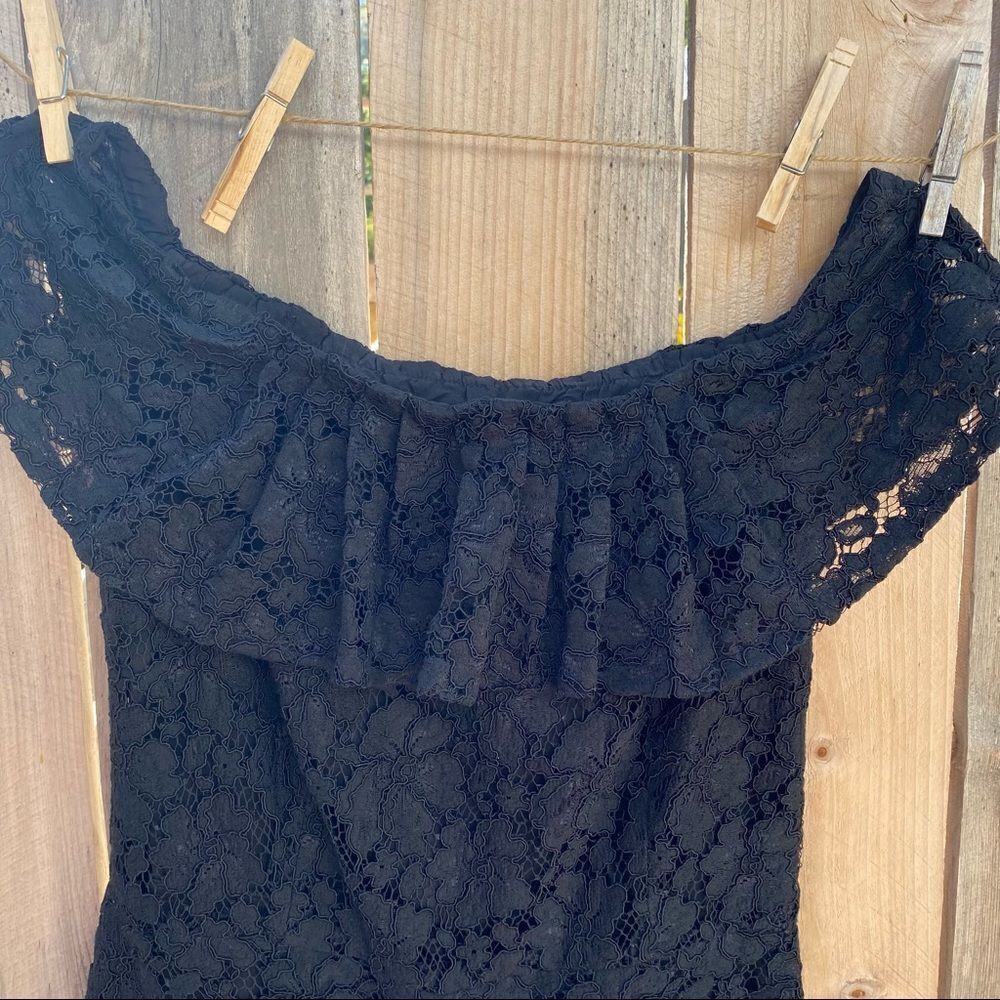 Sandro Paris Poetry Black Lace Romper - Picture 11 of 15